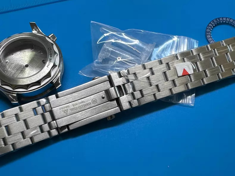 For DIY 40mm Watch Steel Case kit For 8215 movement