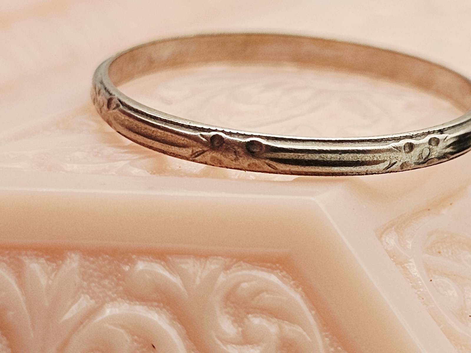 Vintg Artcarved 14KT GOLD WEDDING RING Set SIZE 10 & 7 WHT Gld. OG Original