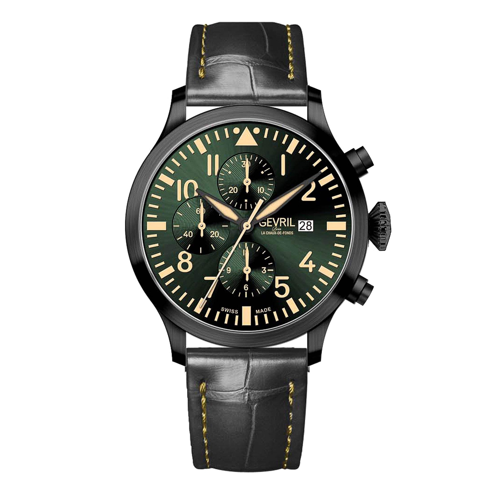 Gevril Vaughn 44mm Wristwatch 47104