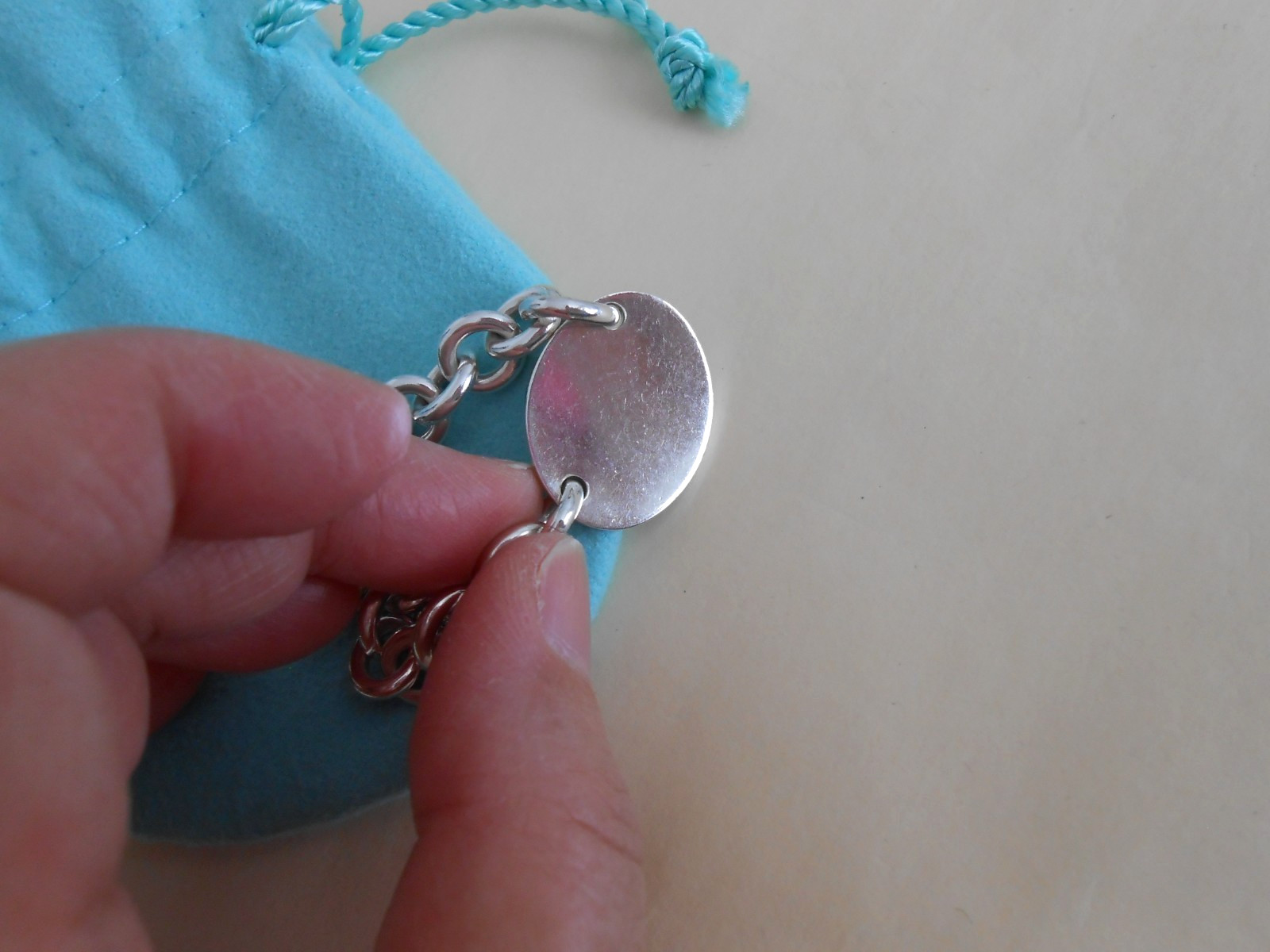 Tiffany & Co. Return to Tiffany Oval Tag Bracelet 8.25”