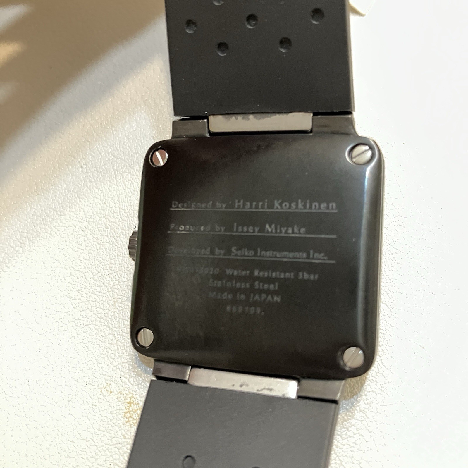 Great Condition ISSEY MIYAKE VAKIO Harri Koskinen Watch