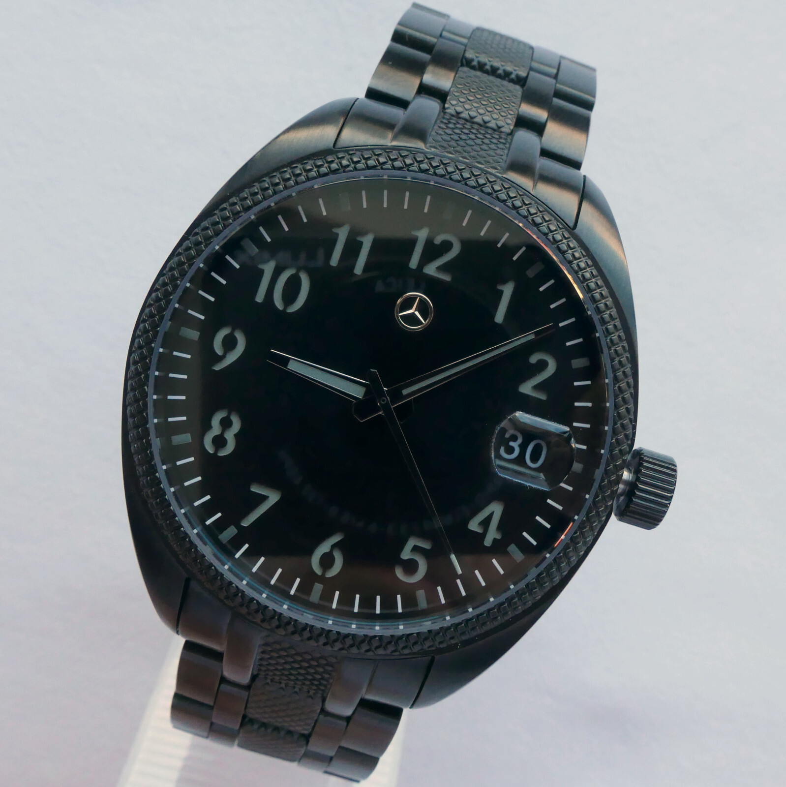 Mercedes Benz Classic AMG Motorsport Racing Black Design Car Accessory Watch
