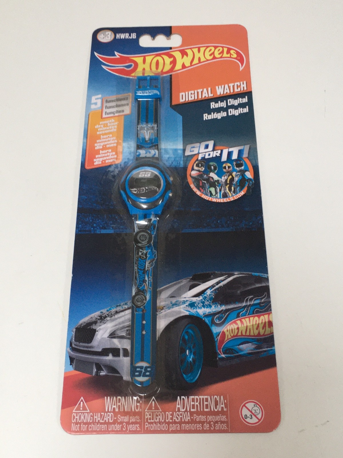 Collectors Item, Or Just Wear & Enjoy: Circa 2014 *Hot Wheels Digital Watch: New
