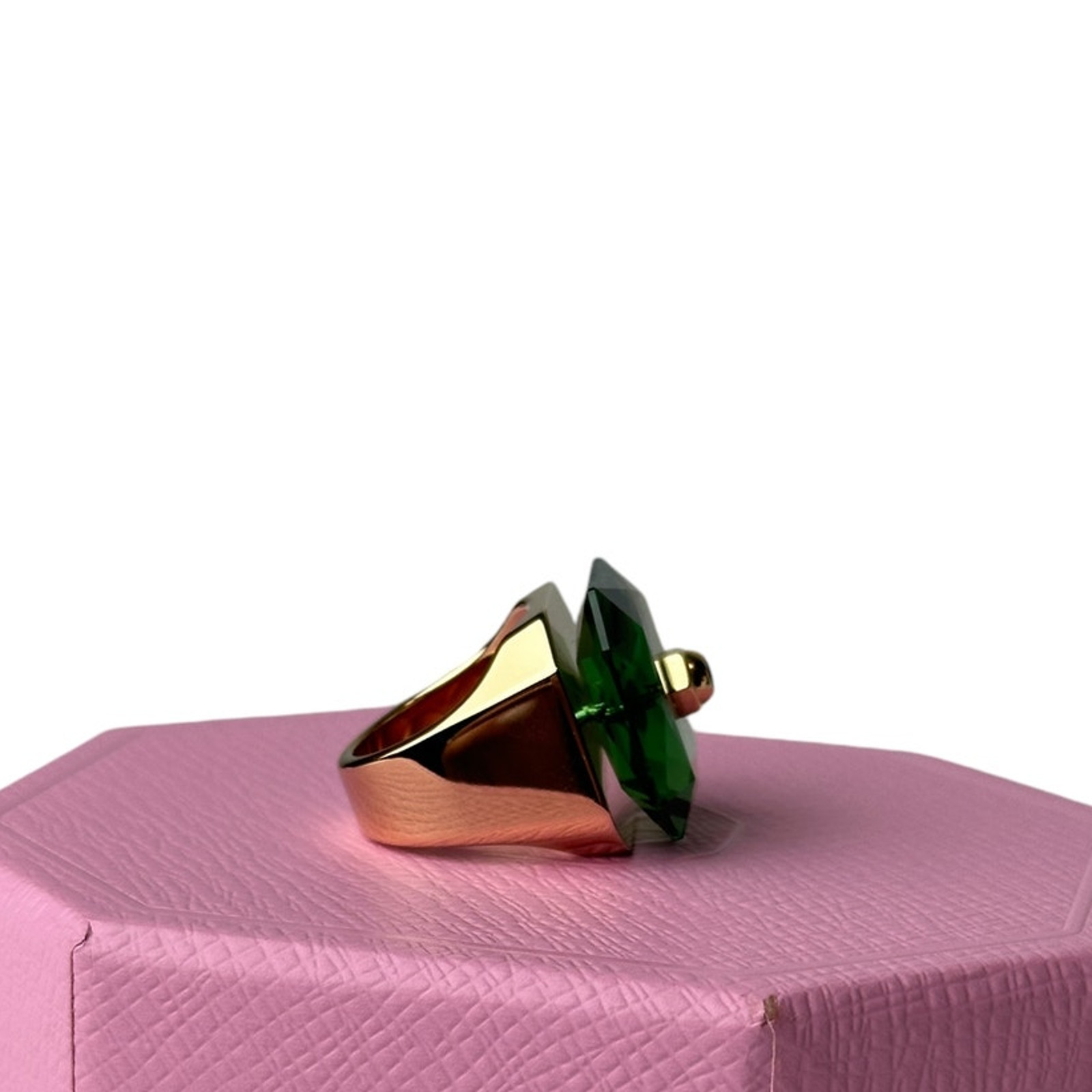 Swarovski Numina cocktail ring Octagon cut, Green Size 11 / EUR 64
