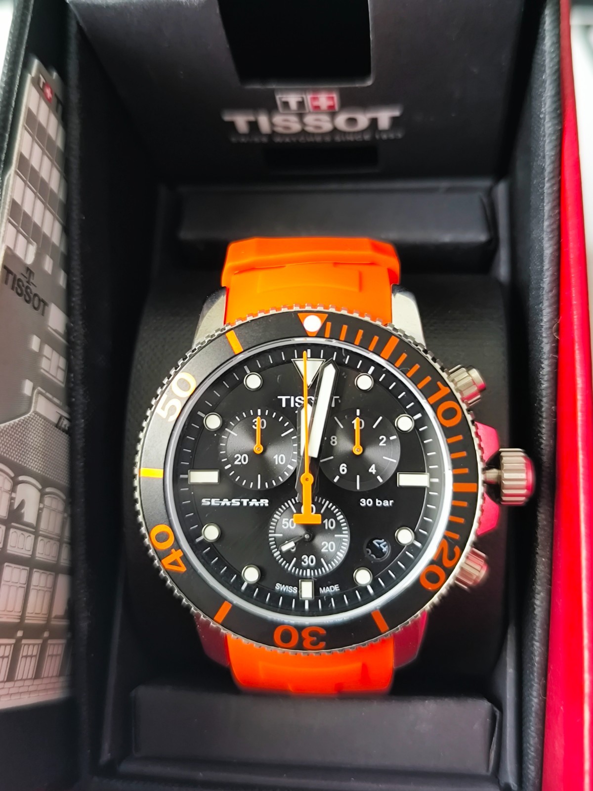 TISSOT SEASTAR 1000 Chronograph ORANGE T120.417.17.051.01