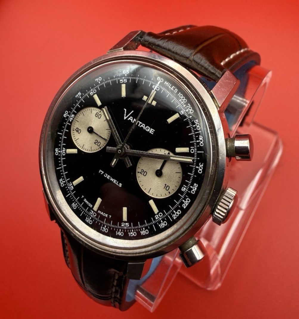 1960’s Vantage Chronograph by Hamilton – Valjoux 7733 Vintage RUNNING WELL