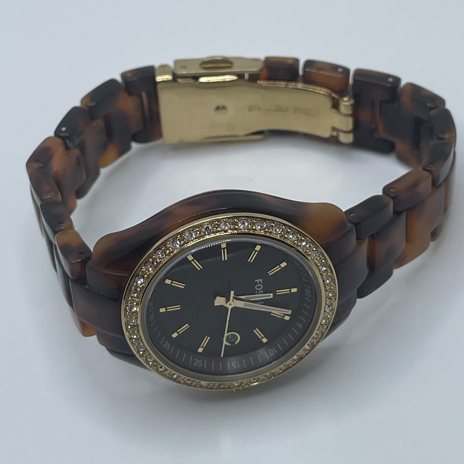 Fossil Mini Stella Watch Womens Date 30mm Case Quartz Analog ES2922