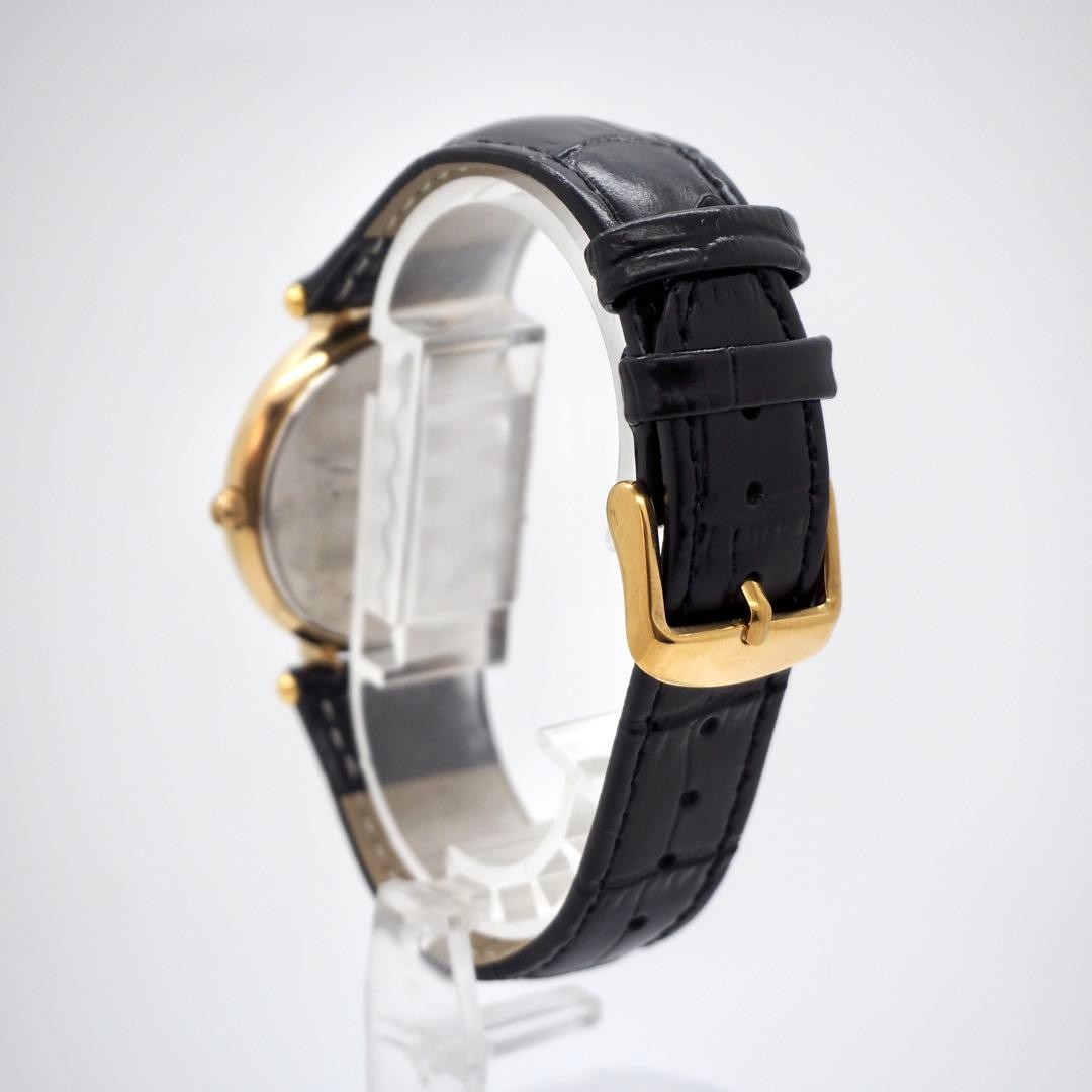 Burberry 3200 Men’s Quartz Watch Gold White Roman Dial Japan 0714639