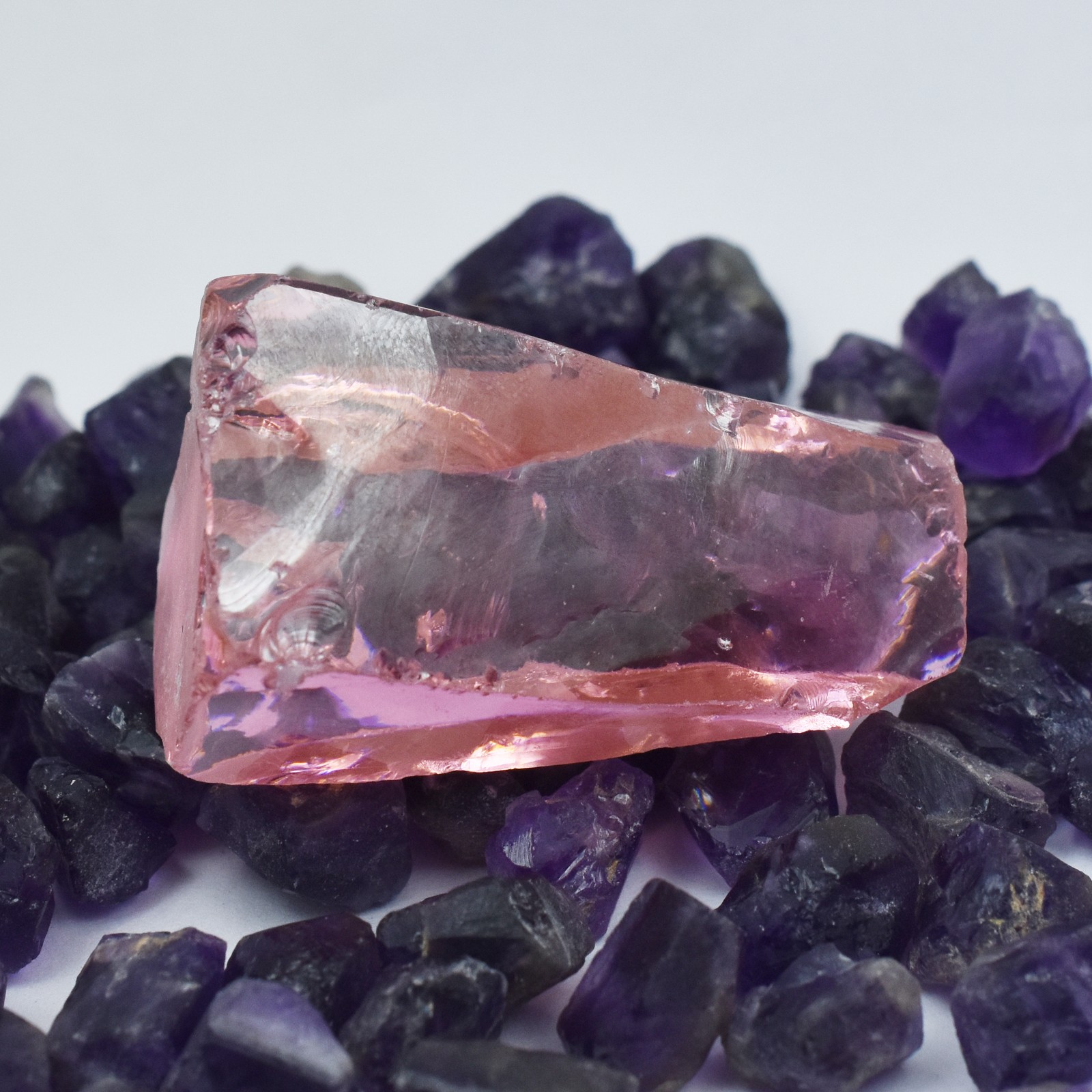 CERTIFIED Pink Sapphire 316.55 Ct Uncut Raw Rough Natural Loose Gemstone