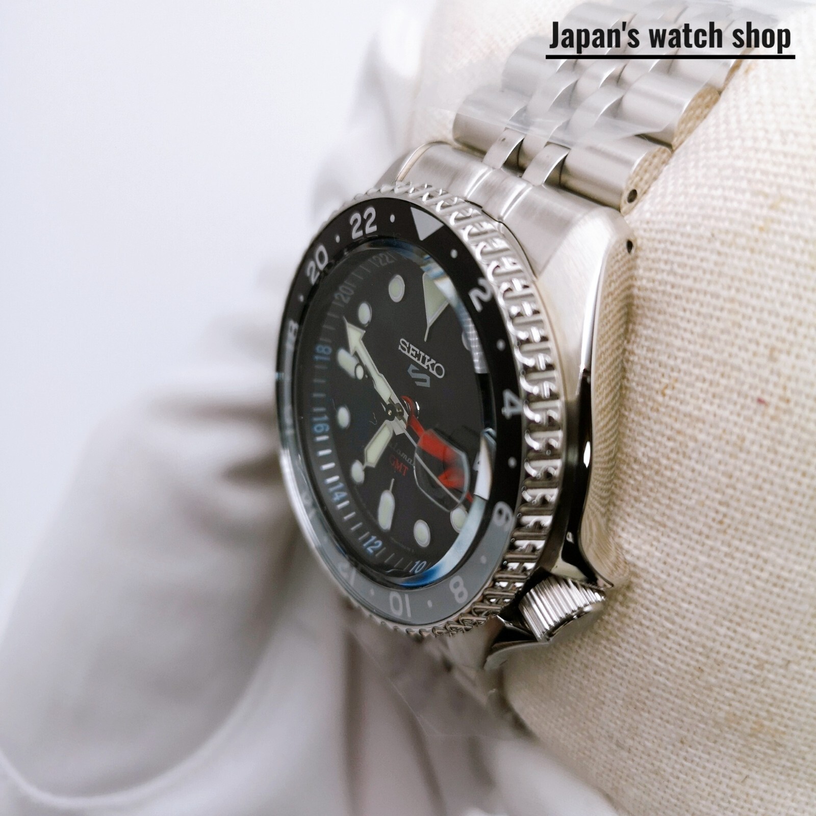 SEIKO 5 Sports SKX Sports Style GMT SBSC001 Black Men’s Watch New in Box