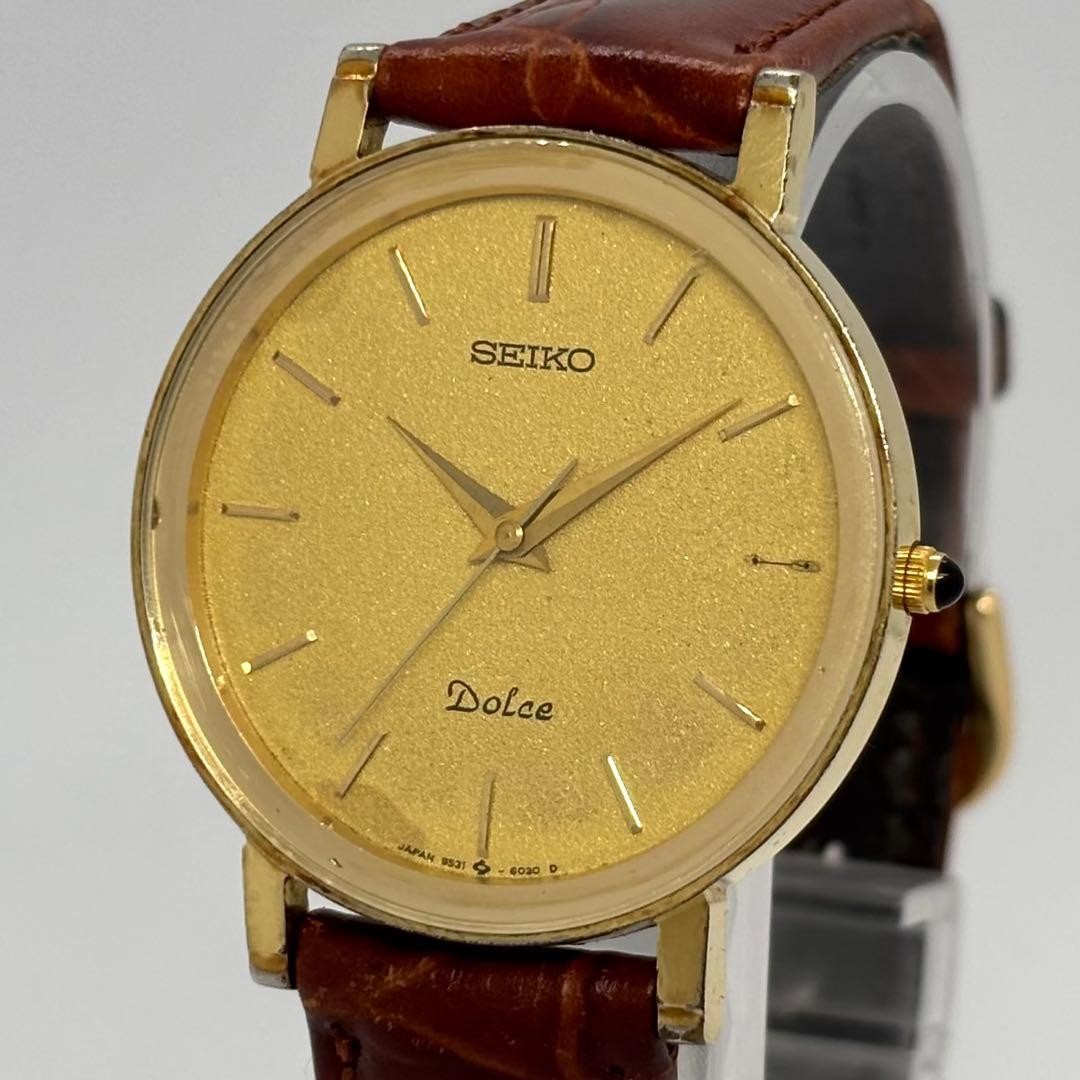 New battery, fully functional. SEIKO Dolce dress watch, boys’ wristwatch, go