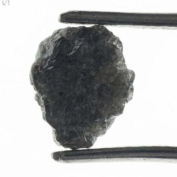 Raw Loose Natural Grey 8.86×7.71×3.54MM 1.89 Carat Rough Diamond