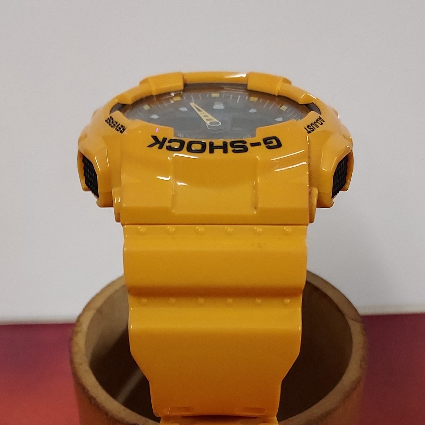 Casio G-SHOCK GA-100A Yellow Analog-Digital Quartz Shock Resist 200m