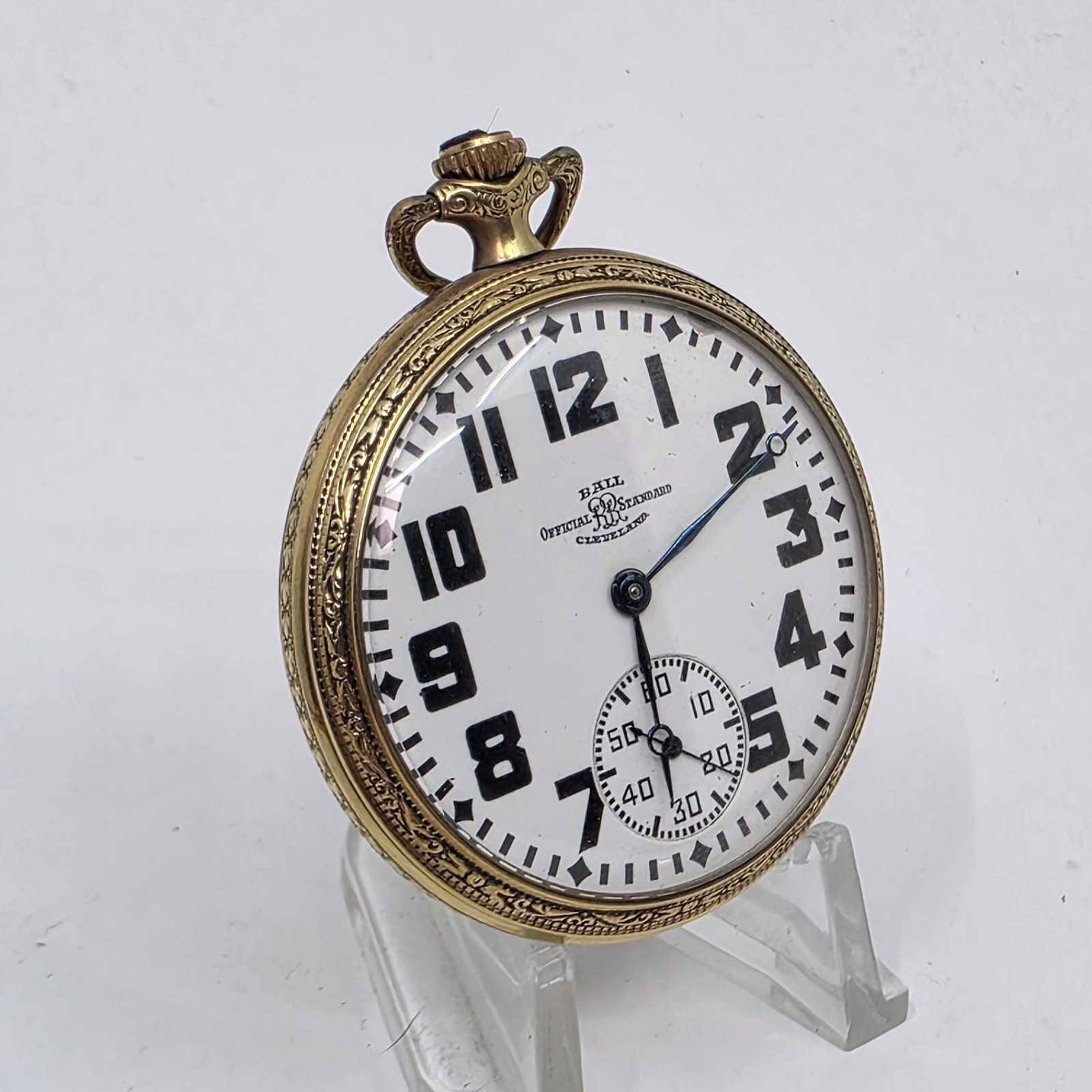 1910 Ball Waltham Official Standard Railroad Grade Model 1899