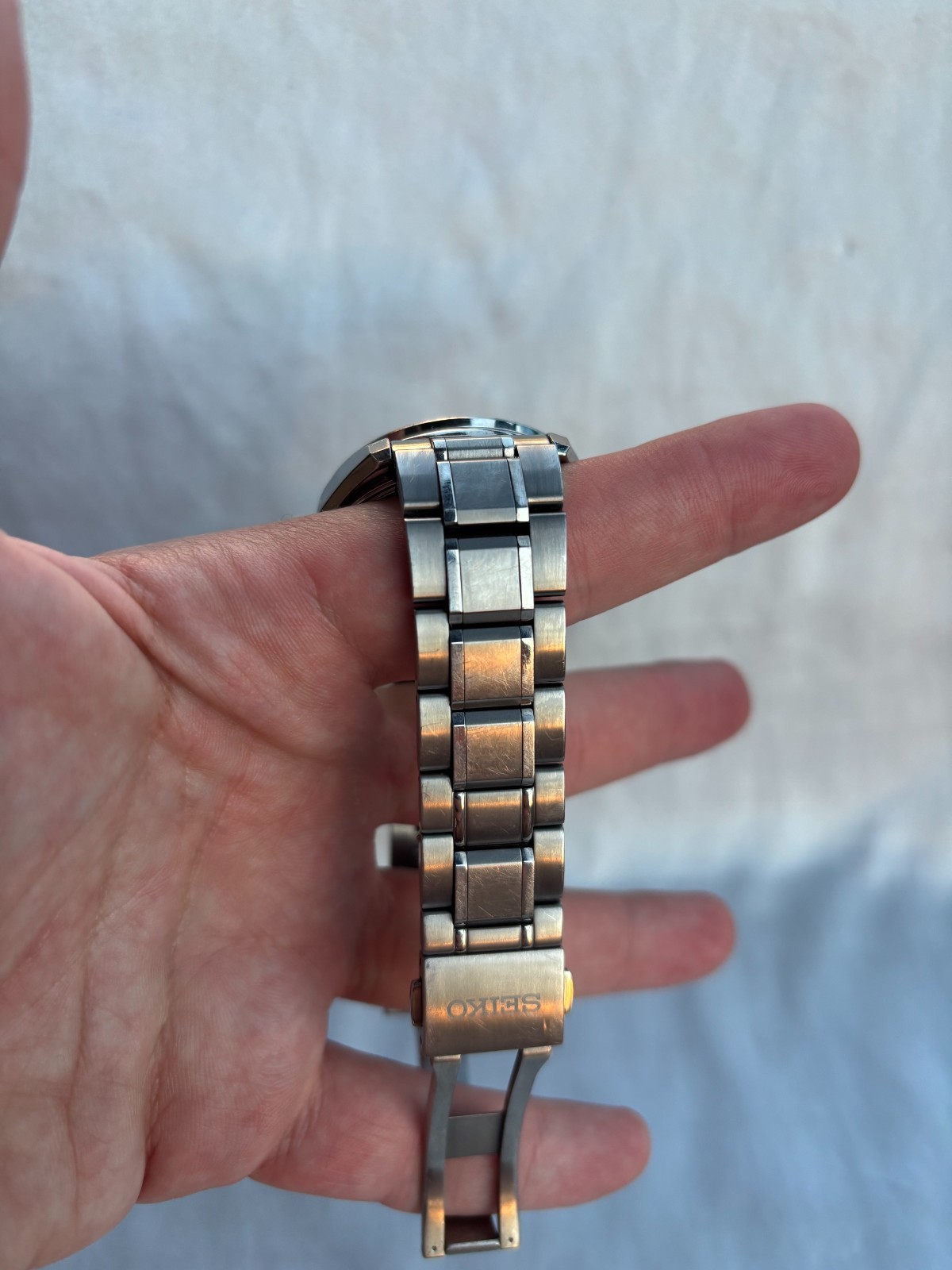 Seiko Presage SARX055 Silver White Mechanical Men’s Watch Titanium Full Kit