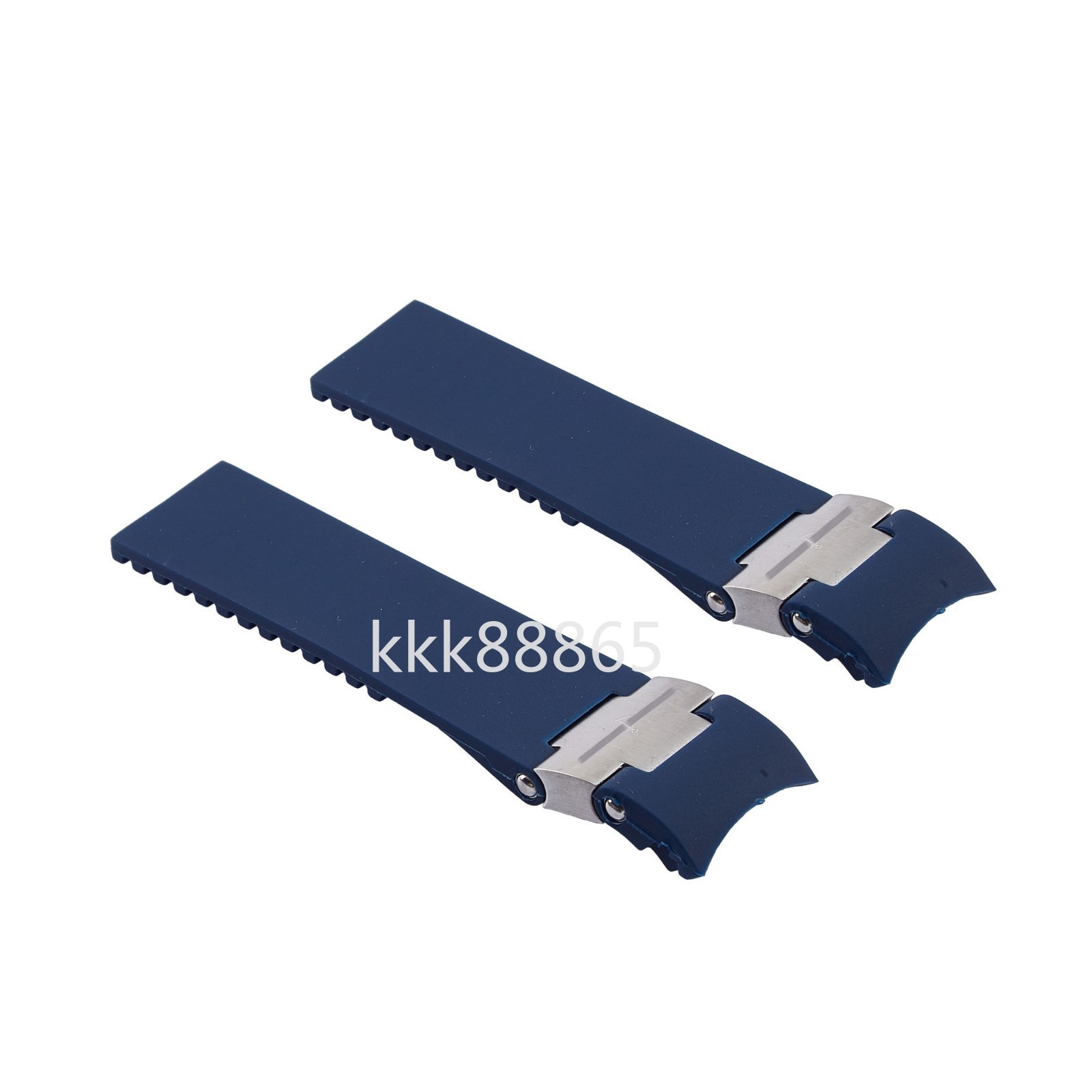 22mm Rubber Silicone Strap Fits Ulysse Nardin Maxi Marine / Diver Watch Band