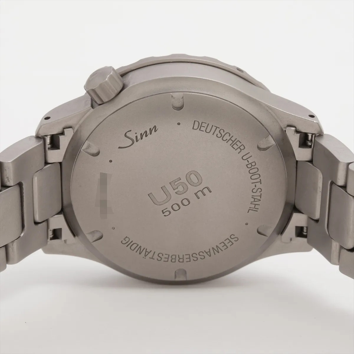 SINN U50 SS SS AT black dial 2 Extra Links