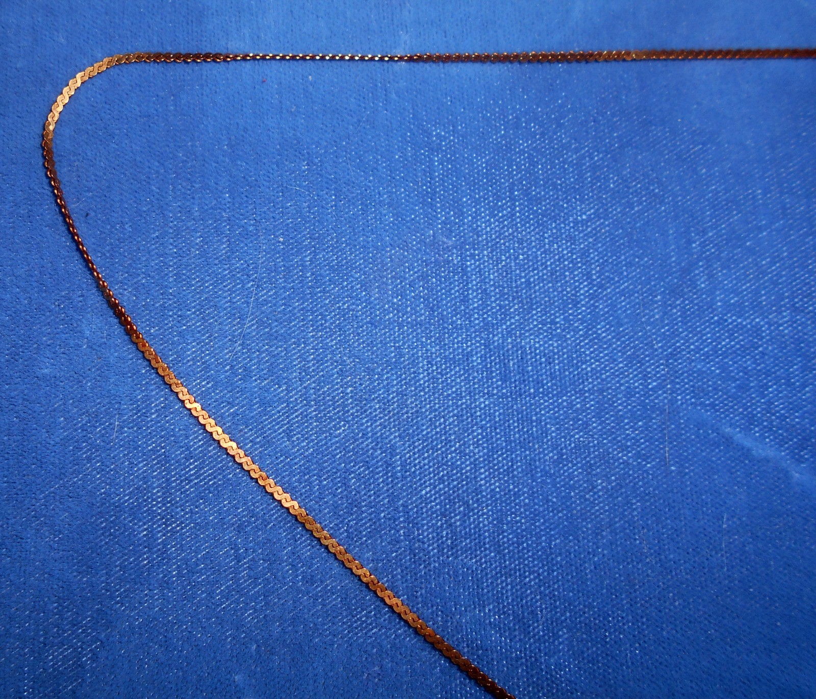 14 K Rose Gold Necklace 15 inch