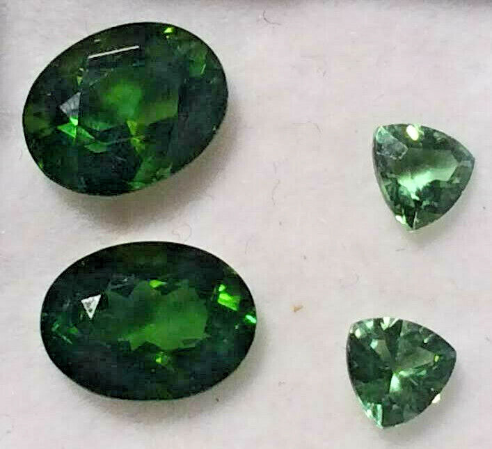 Tourmaline Natrual Earth Mined Untreated 2 Stone Pairs 2.8ct 8 x 6 mm Very Best