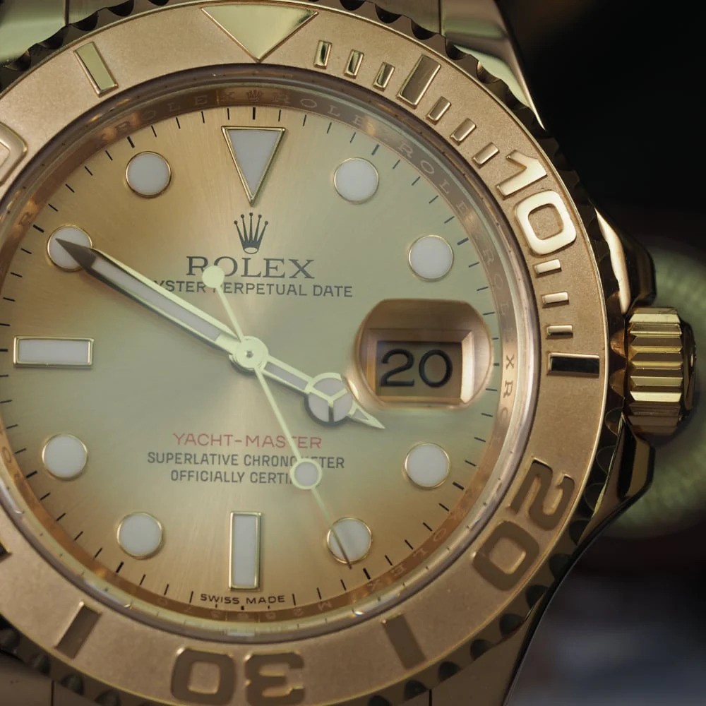 2010 Rolex Yacht-Master 16628 18k Yellow Gold