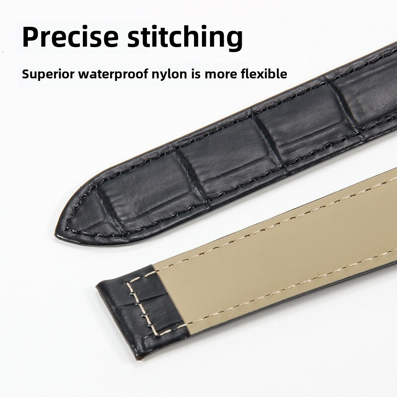 Single Ended Genuine Leather Watch Band Strap for Ctier 16 17 18 20 22 23 25mm