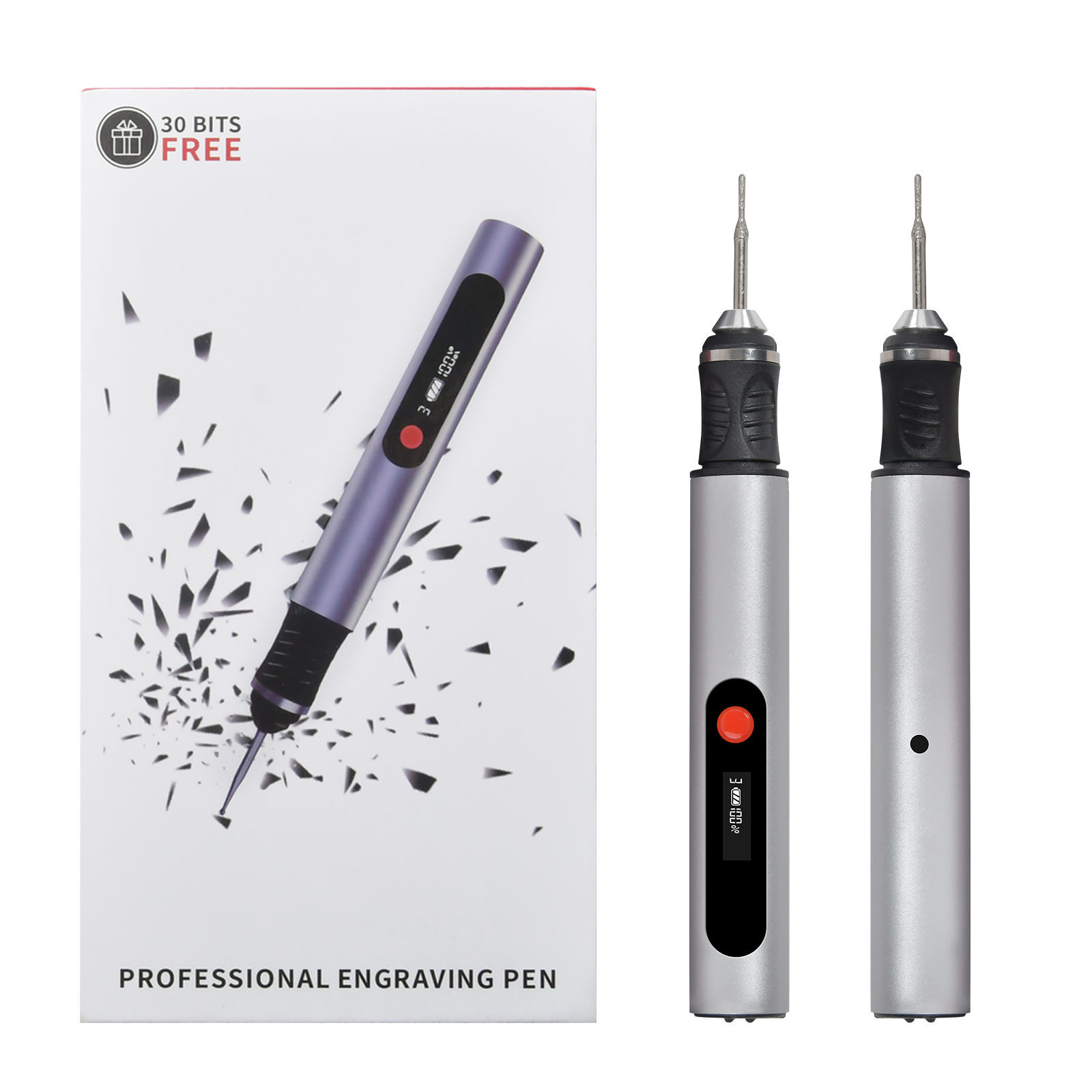 Cordless Electric Engraving Pen Rotary Tool Kit Variable Speed W/ 30 Accessories