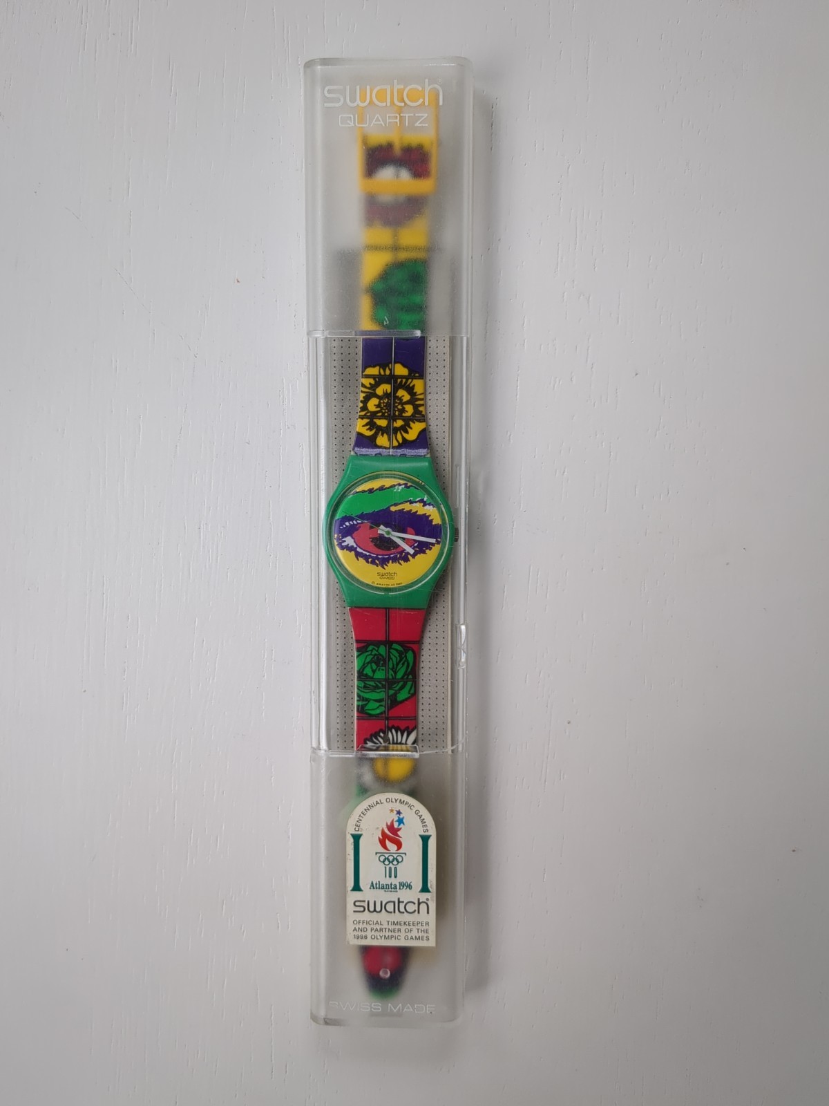 Vintage Swatch Watch 1994 Swatch Originals Gent “Mouse Rap” (Reference: GG128)