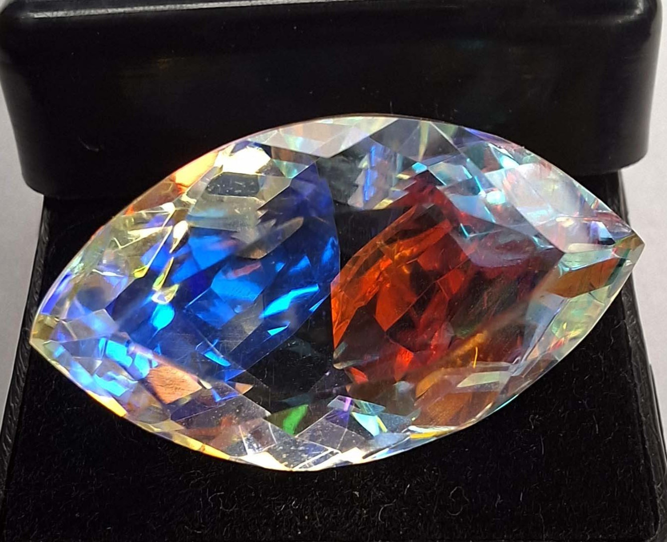 Marquise Cut Mystic Topaz 16-18 Ct Multicolour CERTIFIED Loose Gemstone RK912