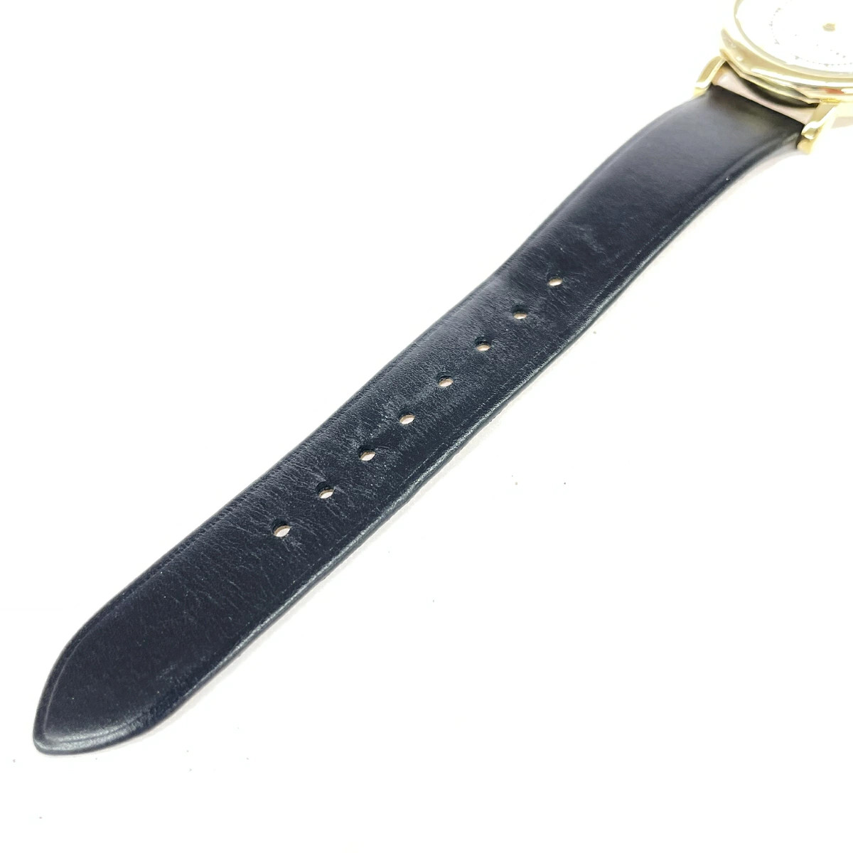 MARC JACOBS Roxy Watch Good Condition Quartz SS Leather MJ1537 Gold Color Black