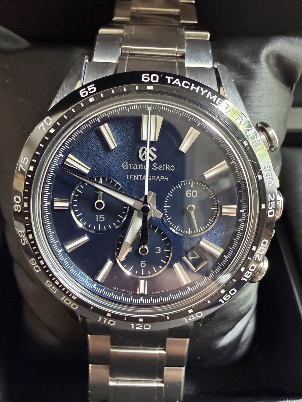Grand Seiko Tentagraph Chronograph SLGC001 Evolution 9 Hi-Beat with box/papers
