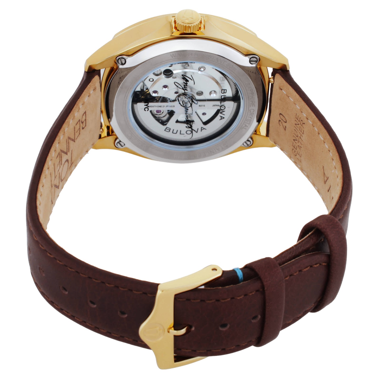 Bulova NYC Tony Bennett Automatic Brown Dial Watch 97B244
