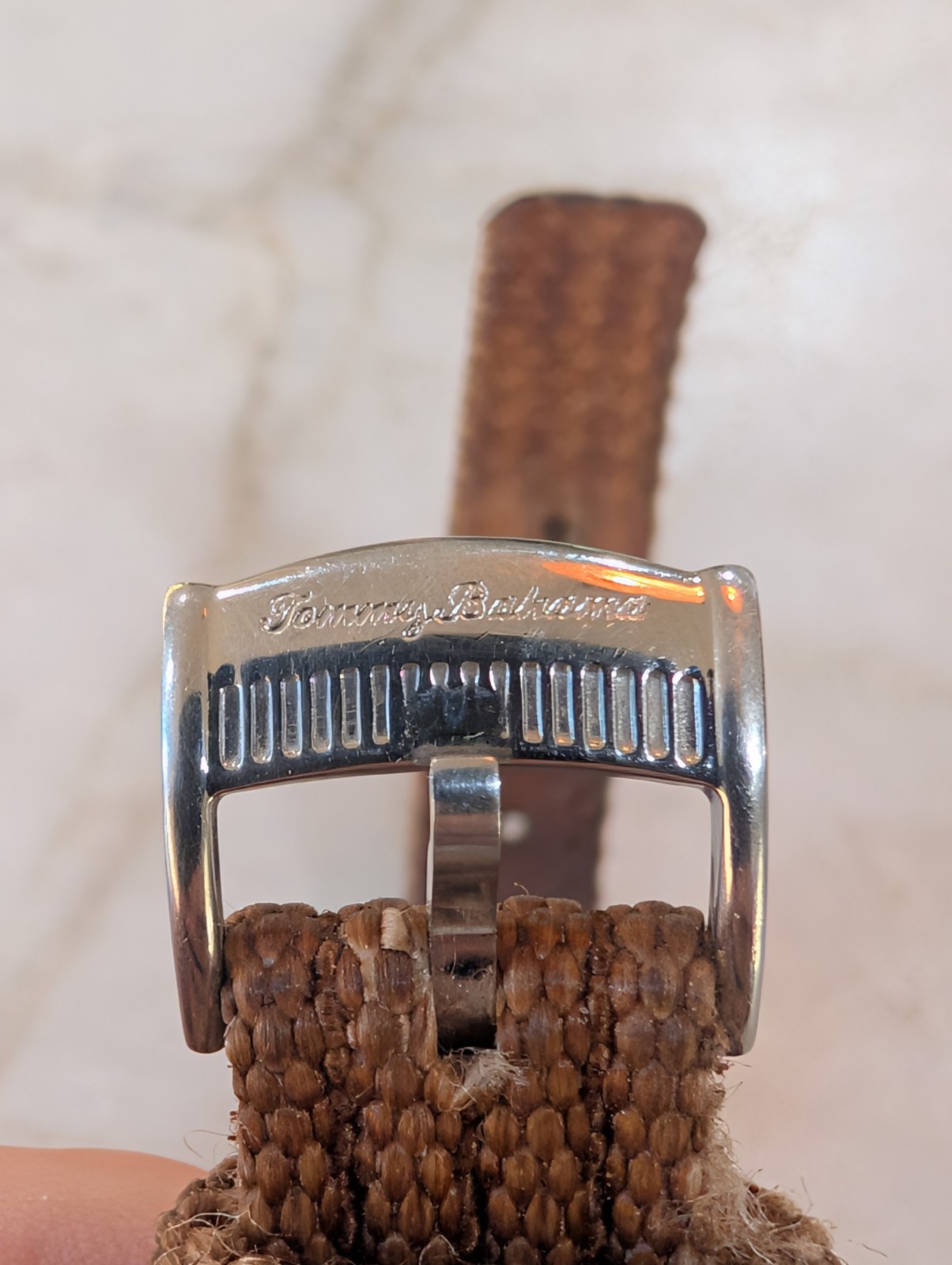 Tommy Bahama TB2012 Swiss Made AG925 Sterling Silver Quartz Watch Working
