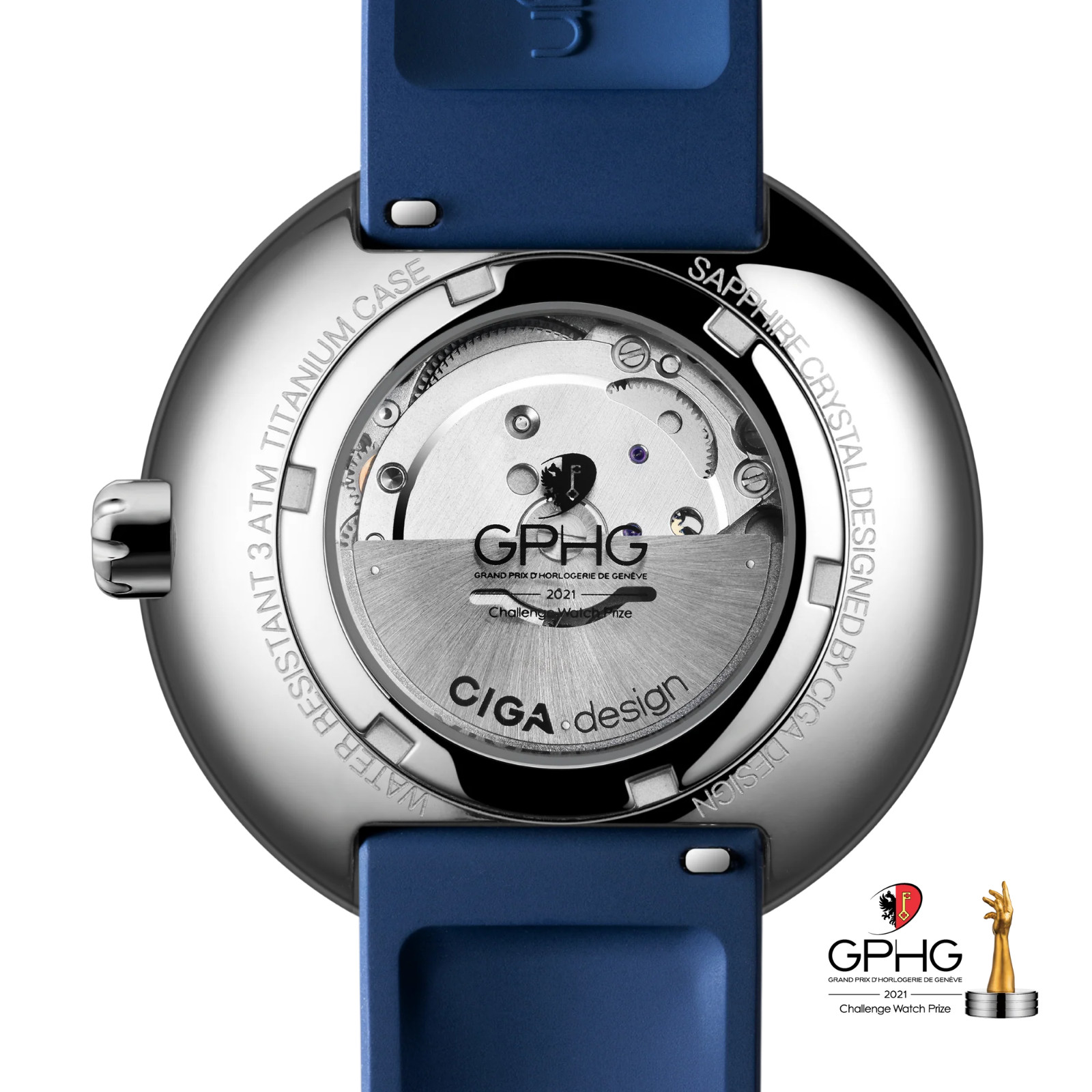 CIGA Design Blue Planet II Automatic Mechanical Watch GPHG Winner