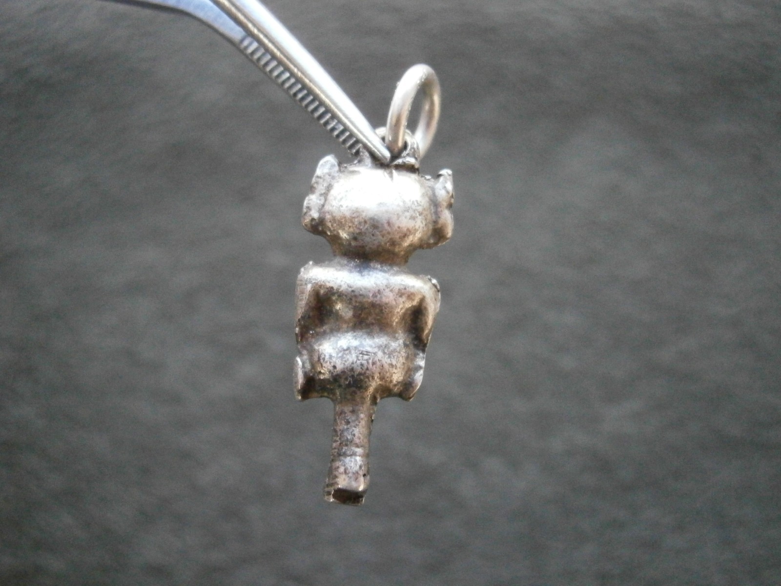 Lincoln Imp Vintage 1940s Solid Sterling Silver Bracelet Charm Pendant 3.0g