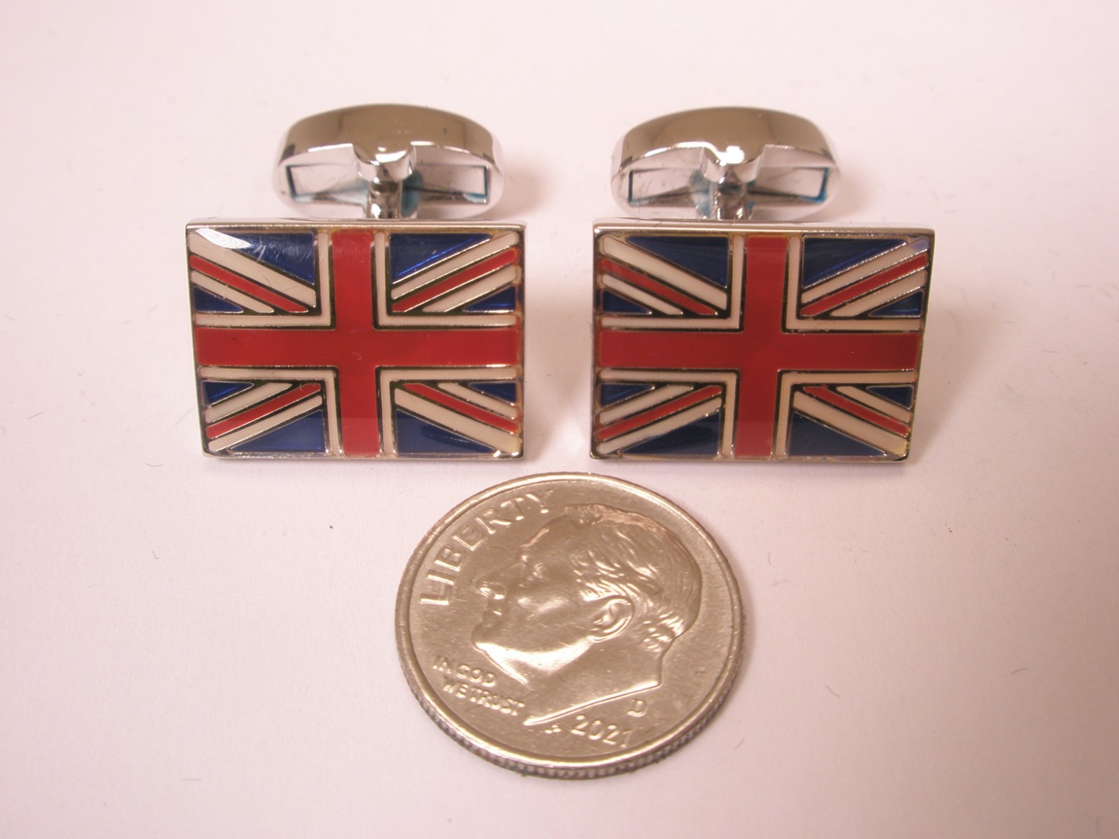 British Union Jack Flag UK United Kingdom MODERN CUFFS & CO. Cuff Links