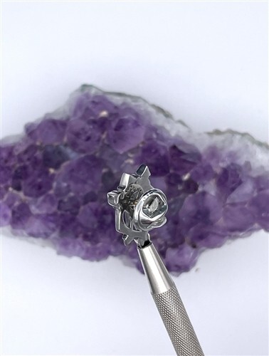 Men’s Celtic Stainless Steel Luckenbooth Tie Tack, Hat pin, Lapel Pin,