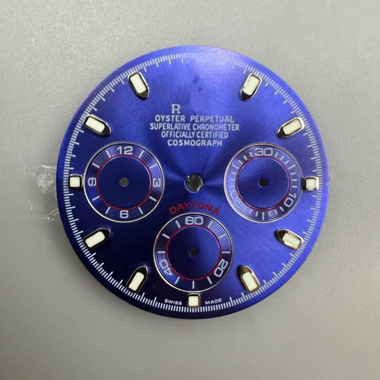 29.5mm Multi-functional Watch Dial Green Luminous For VK63 Movement Watch Parts