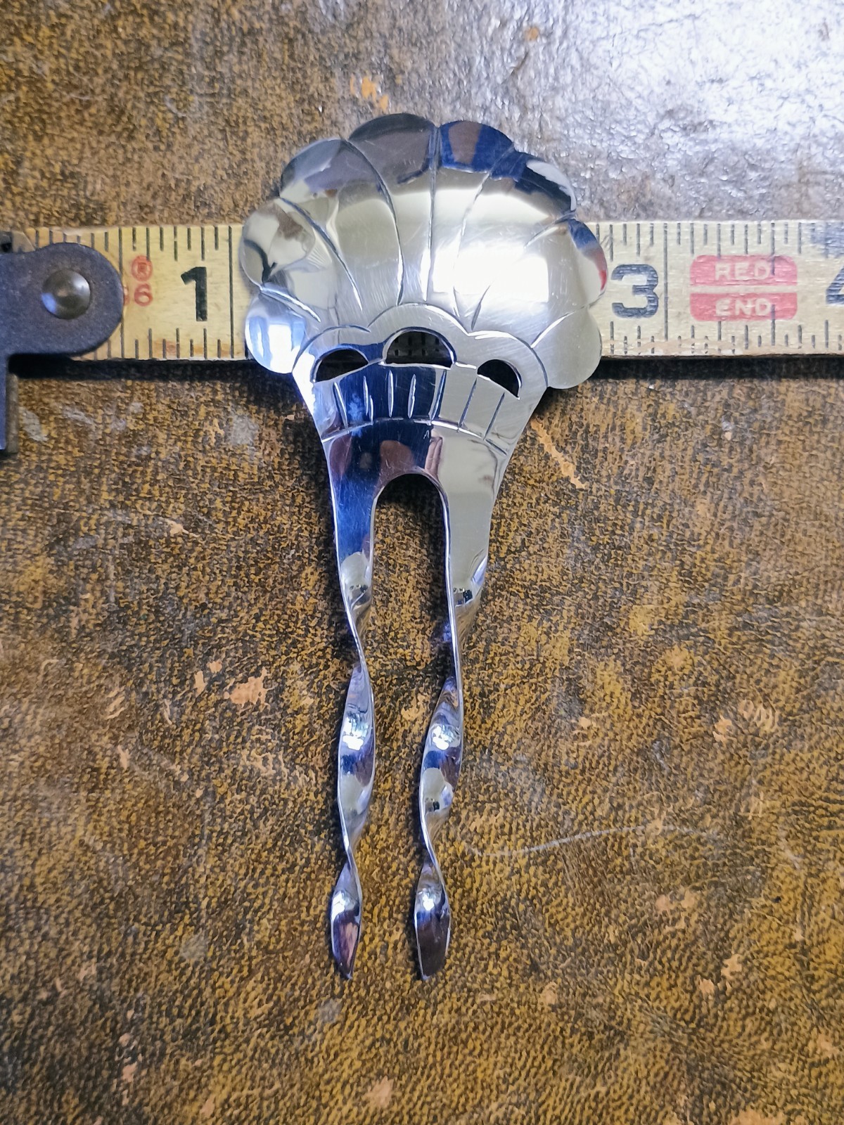 Taxco Mexico 925 14+g Hair Comb Pin Sterling Silver Handmade NEW