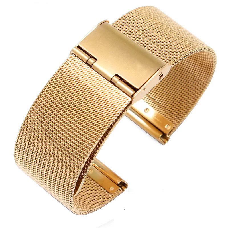 04 line Stainless Steel Milanese Watch Strap Mesh Woven Bracelet 18 20 22 24mm