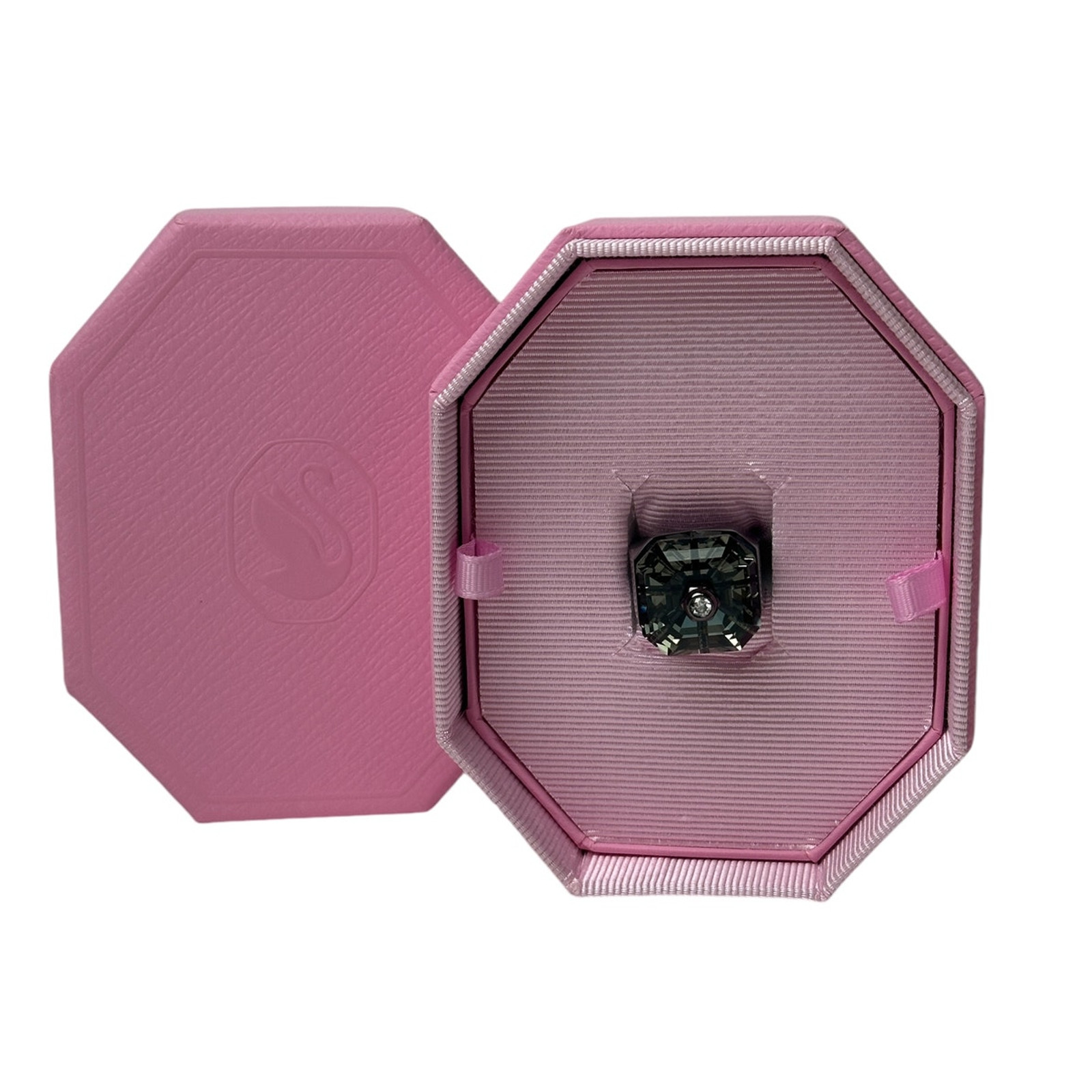 Swarovski Numina cocktail ring Octagon cut, Black, EUR 62 / 9.5 USA