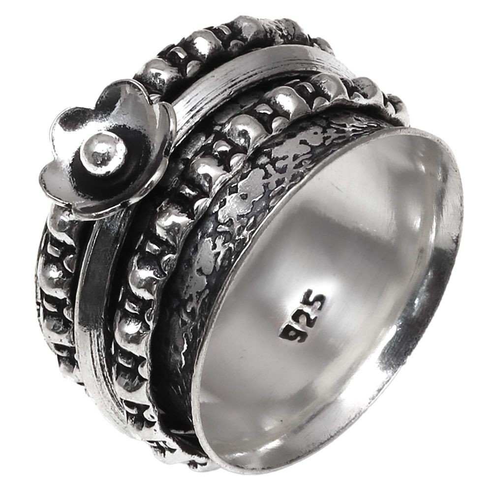 Spinner Anxiety Handmade Silver Jewelry “6.5”