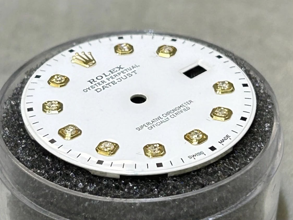 Rolex Datejust 36mm Custom White Diamond Dial 126233 126243