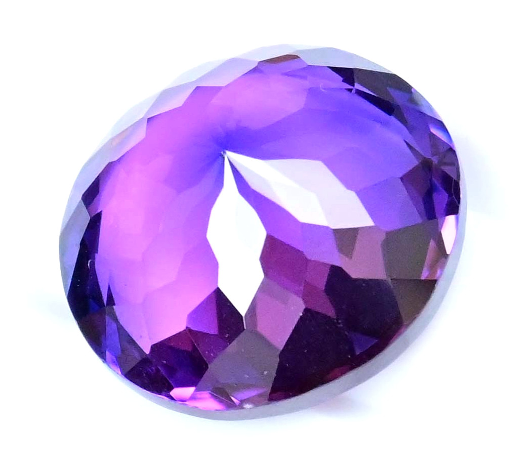 27.55 Ct Natural Purple-Blue Boysenberry Sapphire Round Certified Loose Gemstone