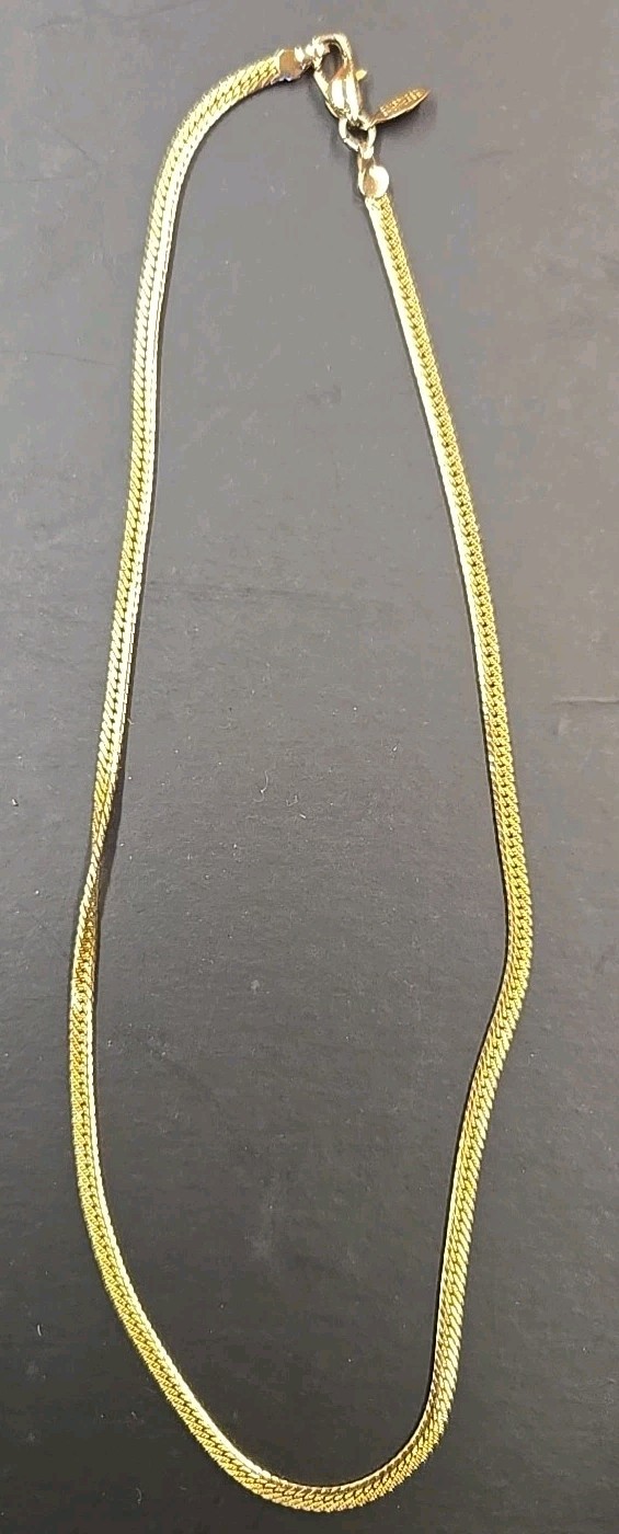 American Showcase Gold Tone Necklace Korea 18” Basic Chain Necklace Jewelry