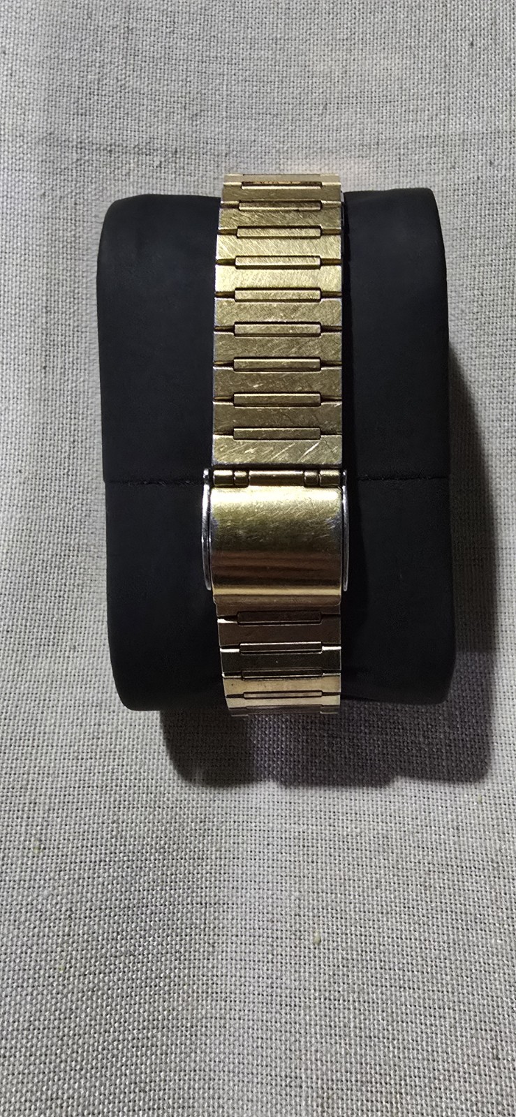 Vintage Seiko Quartz 7123-5239 Gold Tone Day Date Watch Runs Great Japan