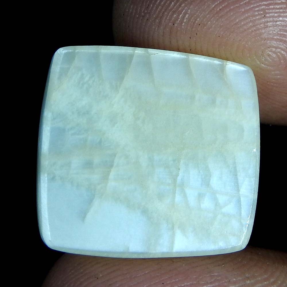 16.30Cts100%Natural Quality Silky Monnstone Cushion Cabochon Loose Gemstone