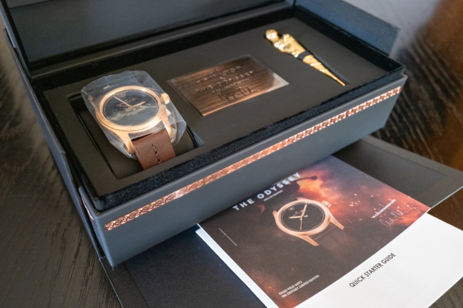 Hamilton Khaki Field Auto The Odyssey Limited Edition NEW Full Set Odyssey Nolan