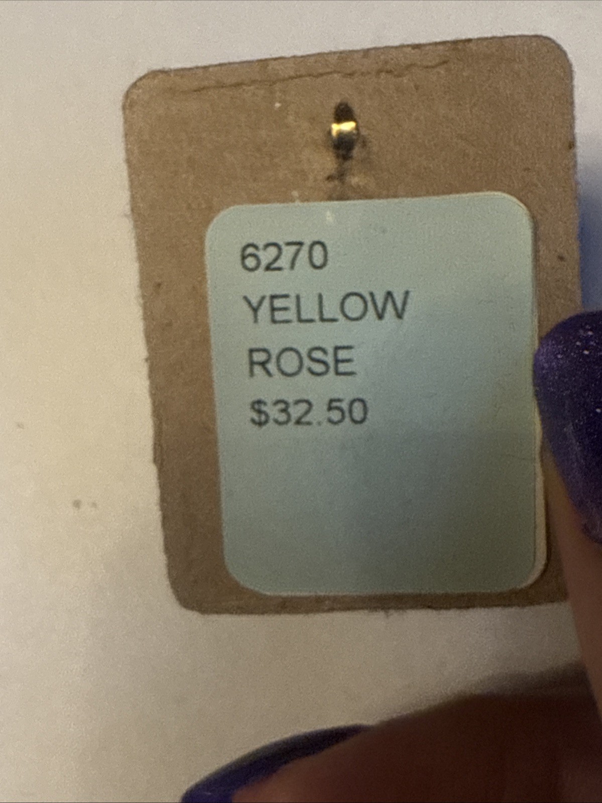 Sterling Silver Texas Yellow Rose w/ Yellow & Green Color Charm by Rembrandt