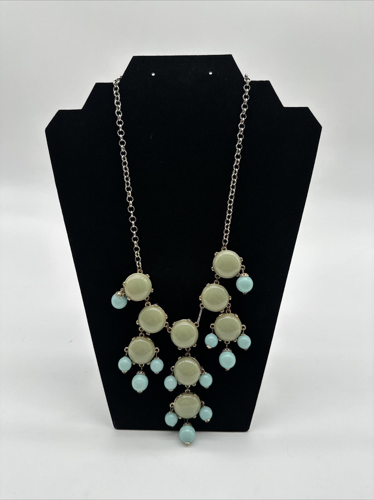 Hawaii Sea Glass Boho Stack Hippie North Shore Turquoise Necklace-13In…34