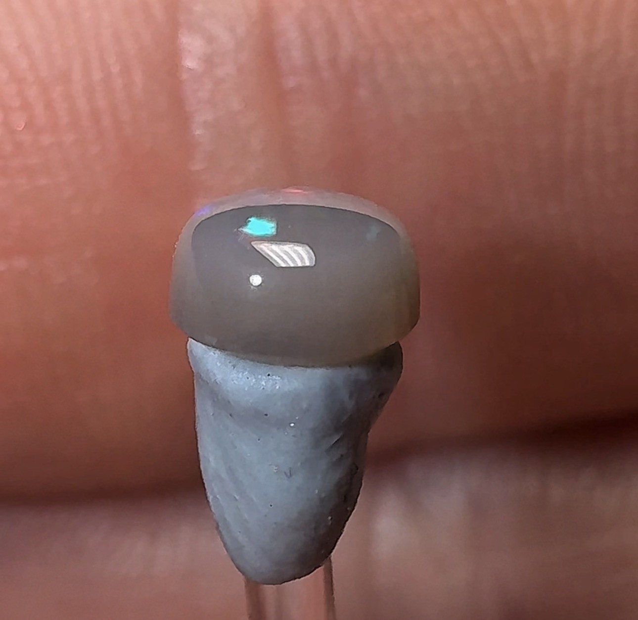 Natural Solid Australian Dark Opal 0.40ct, Lightning Ridge, jewelry making stone